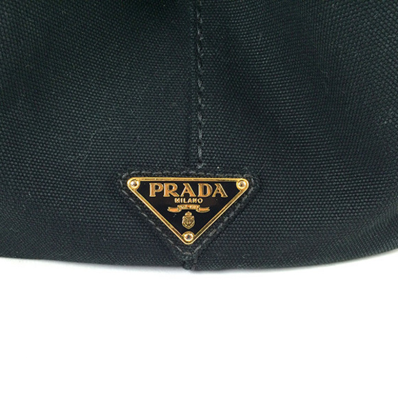 Prada Canapa Tote Bag Canvas Black - Picture 6 of 6